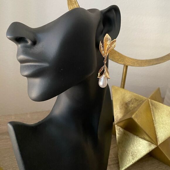 Vintage style drop earrings M127 - Picture 5 of 5